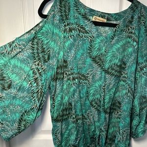 Tropical Teal Top size XS